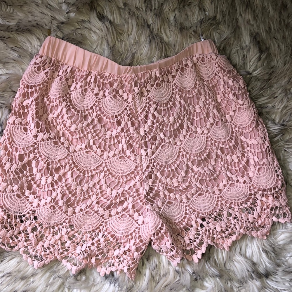 Lace boutique shorts